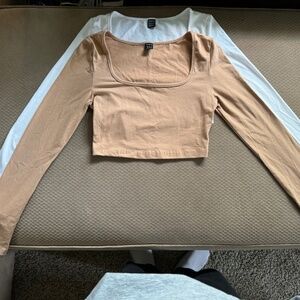 cropped long sleeves